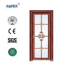 Sell Best Red Color Aluminum Bathroom Door with Jade (RA-G015)